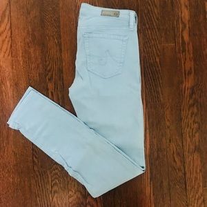AG Legging Skinny Ankle in 26 Years Sandcolor Wash